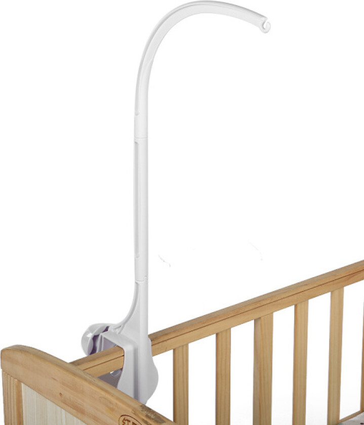 Baby Seng Klokke Leke Rangler Brakett DIY Baby Barneseng Dekor Hengende Arm Brakett (G Stil) Hvit