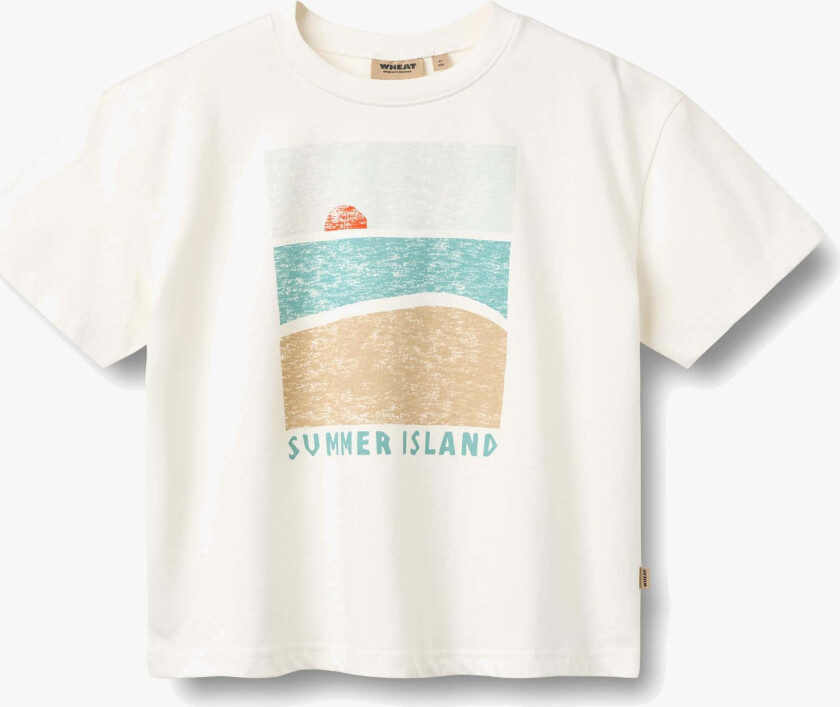 Leslie T-skjorte, Cloud, 116 - T skjorter & Topper - Bomull