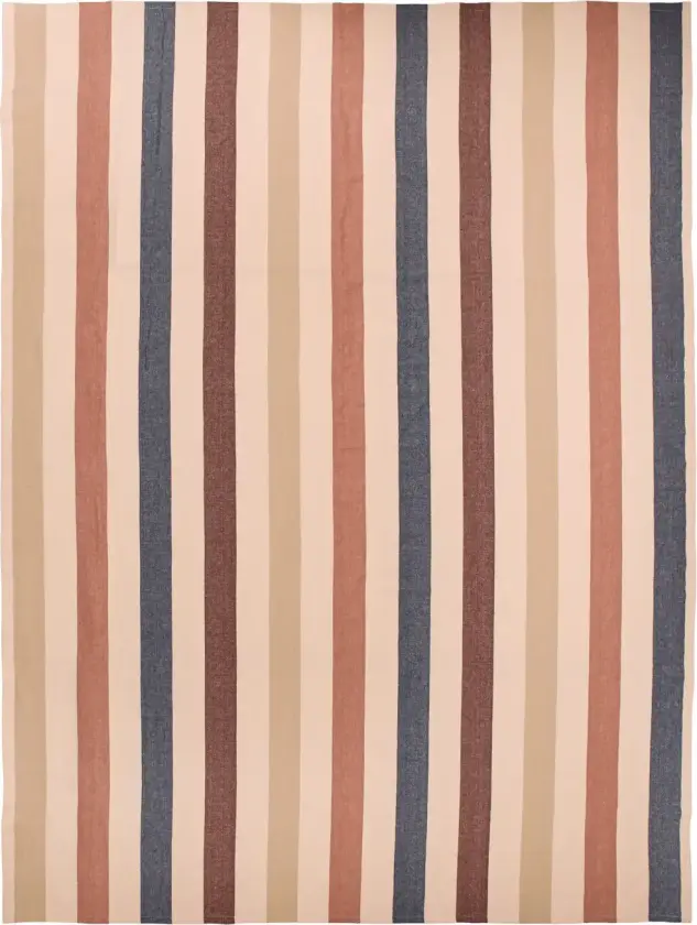 Hale duk Cashmere-mocha-indigo blue, 150x240 cm