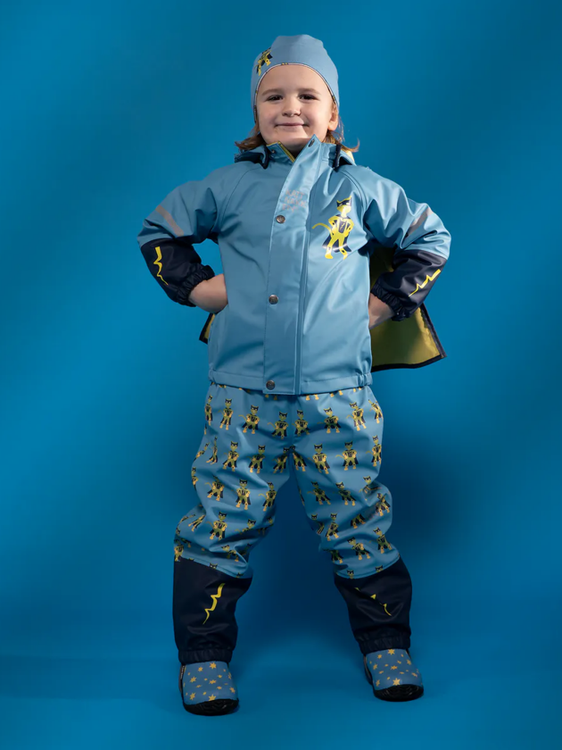 Bilde av Regnsett Plask Superhelt - Blå - Barn - Yttertøy