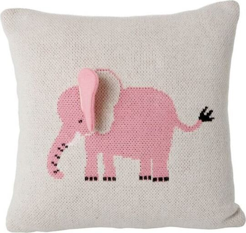 Elephant Liten Pute Pink Pink One Size Kremfarget One Size unisex