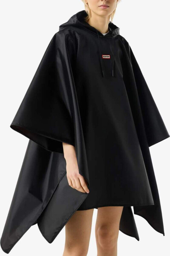 Packable Poncho Black UNI