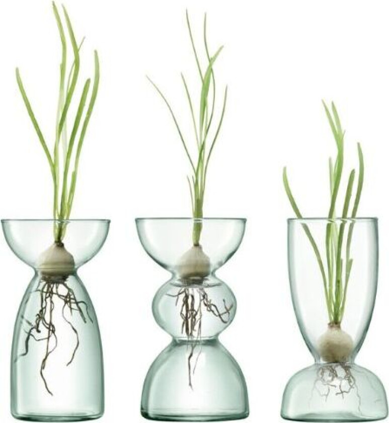 Vase Sett Canopy Gjenvunnet Sett 3 Lsa 13x7x7cm