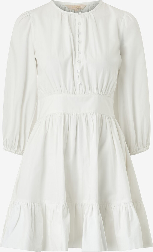 Kjole Poplin Mini Dress - Hvit