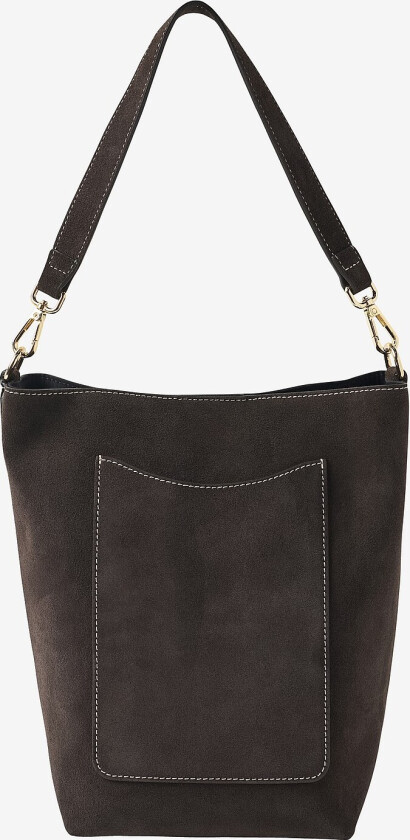 Skulerveske Fano Suede - Brun