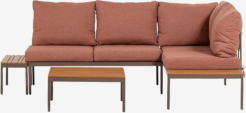 Zaro modulbasert loungesett, Rosa