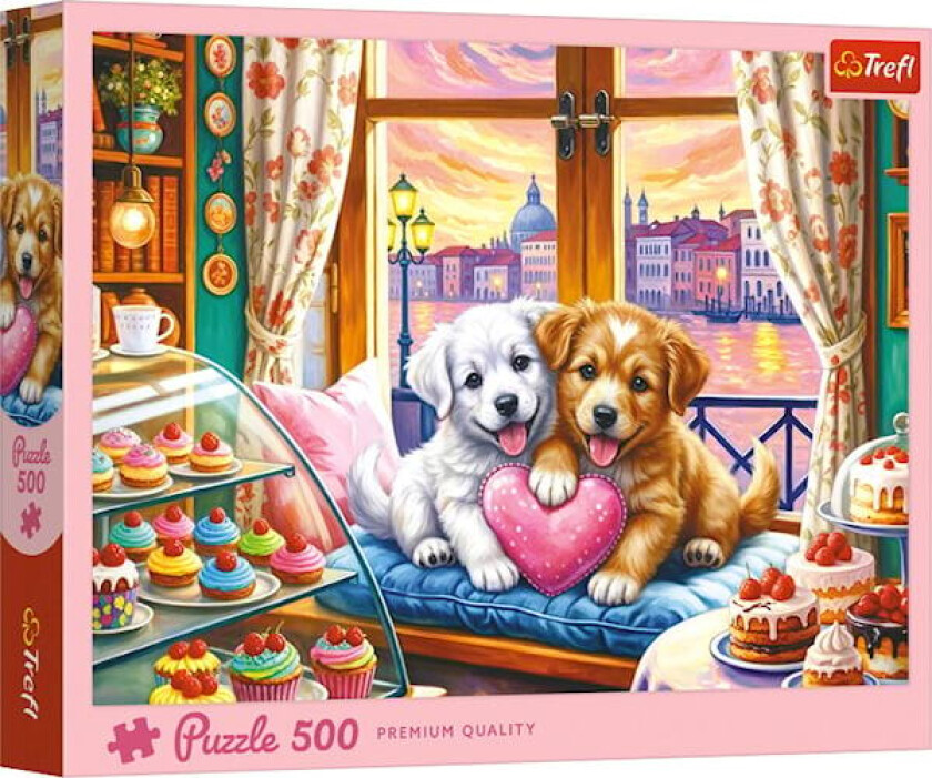 Puppy Love Puslespill 500 brikker Trefl