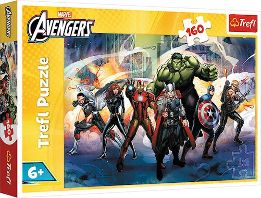 Marvel The Avengers Puslespill 160 brikker Trefl