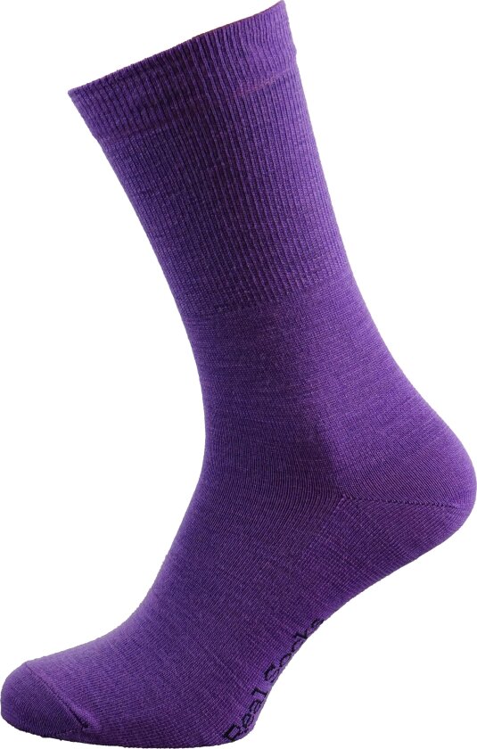 Real Socks Basic Purple