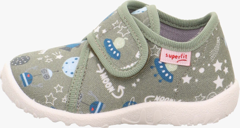Spotty Tøfler, Light Green/Multicoloured, 19 - Innesko & Tøfler