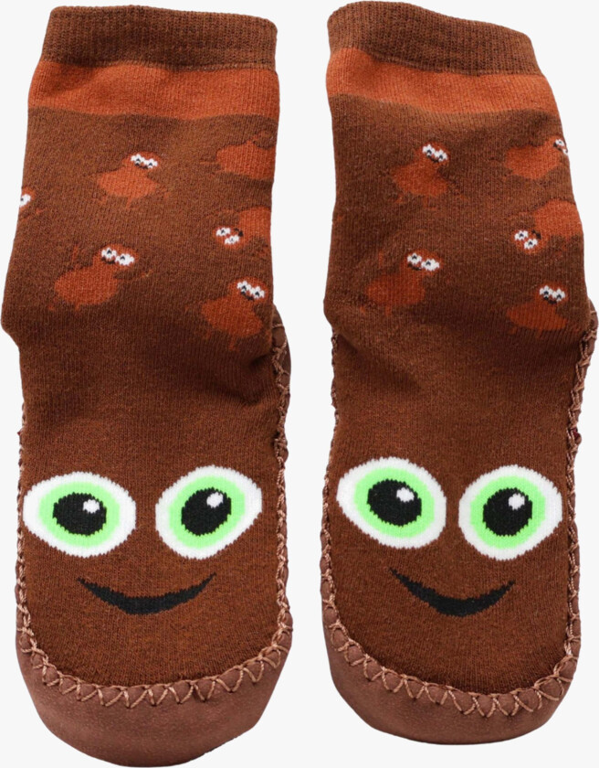 Babba Mokasiner, Brown, 25-27 - Innesko & Tøfler - Bomull,Polyester