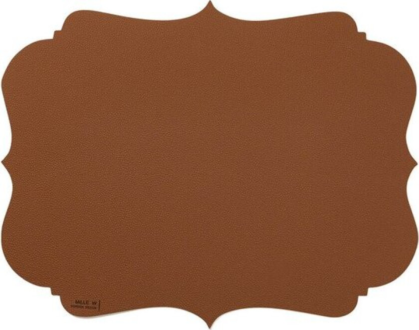 Vintage bordbrikke 44x35 cm brun