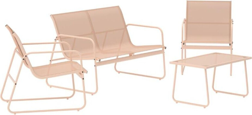 Scopello sofasett beige.