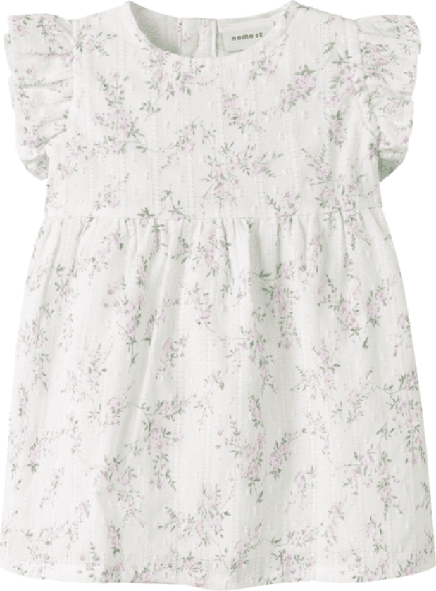 Name It Nbffriting kjole til baby, Bright White