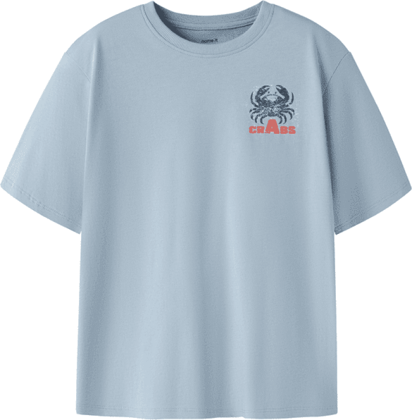 Name It Nkmvelix t-skjorte til barn, Blue Fog