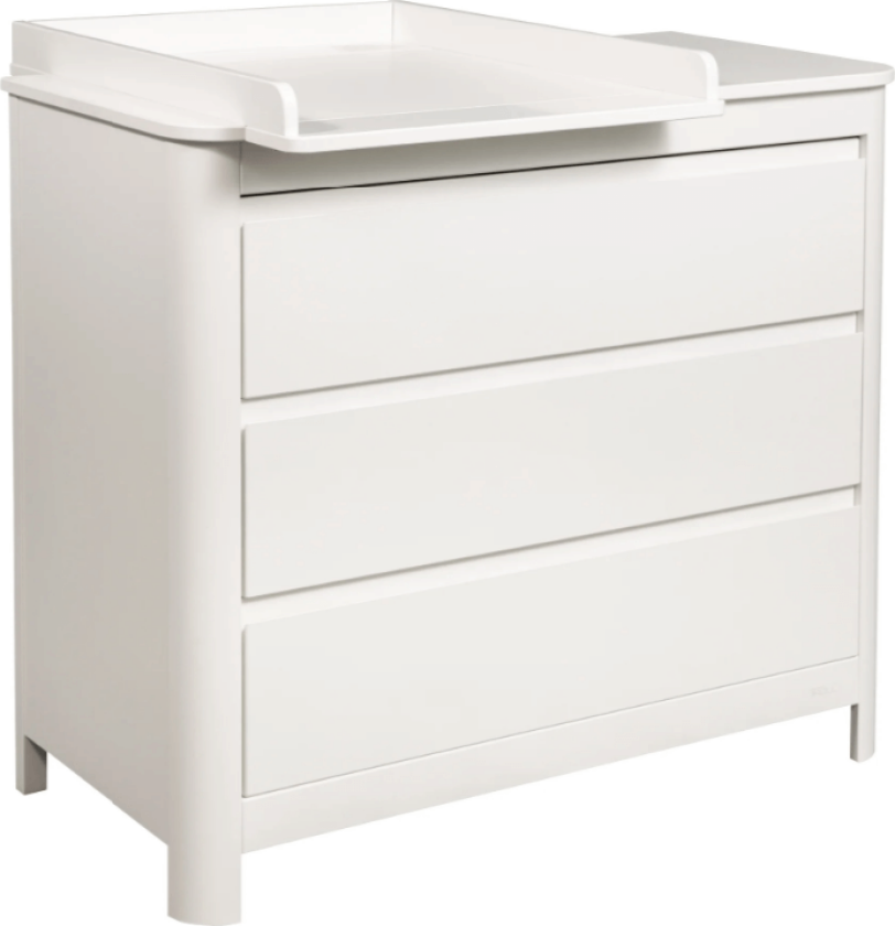 Troll Sun Kommode med stellebord hvit