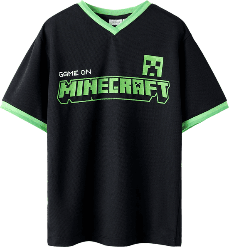 Name It Nkmmali Minecraft t-skjorte til barn, Black