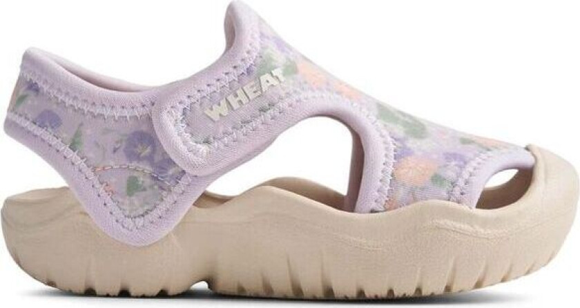 Wheat Bani sandaler til barn, Purple light petunias