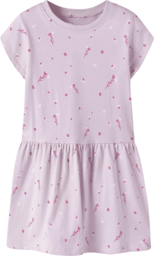 Name It Nmfvilinse kjole til småbarn, Lavender Fog