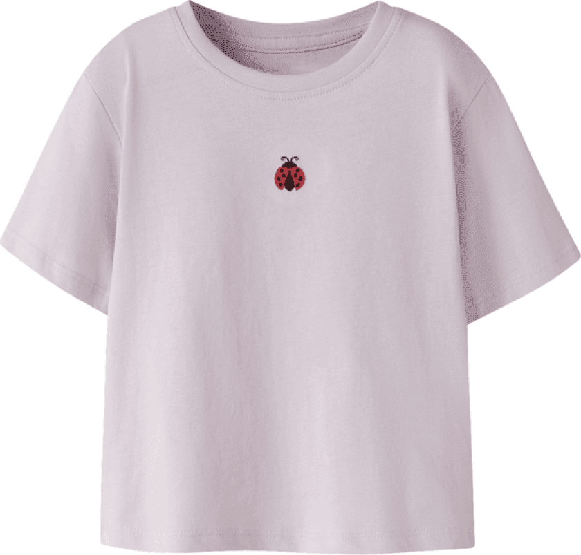 Name It Nmfvictoria t-skjorte til småbarn, Lavender Fog
