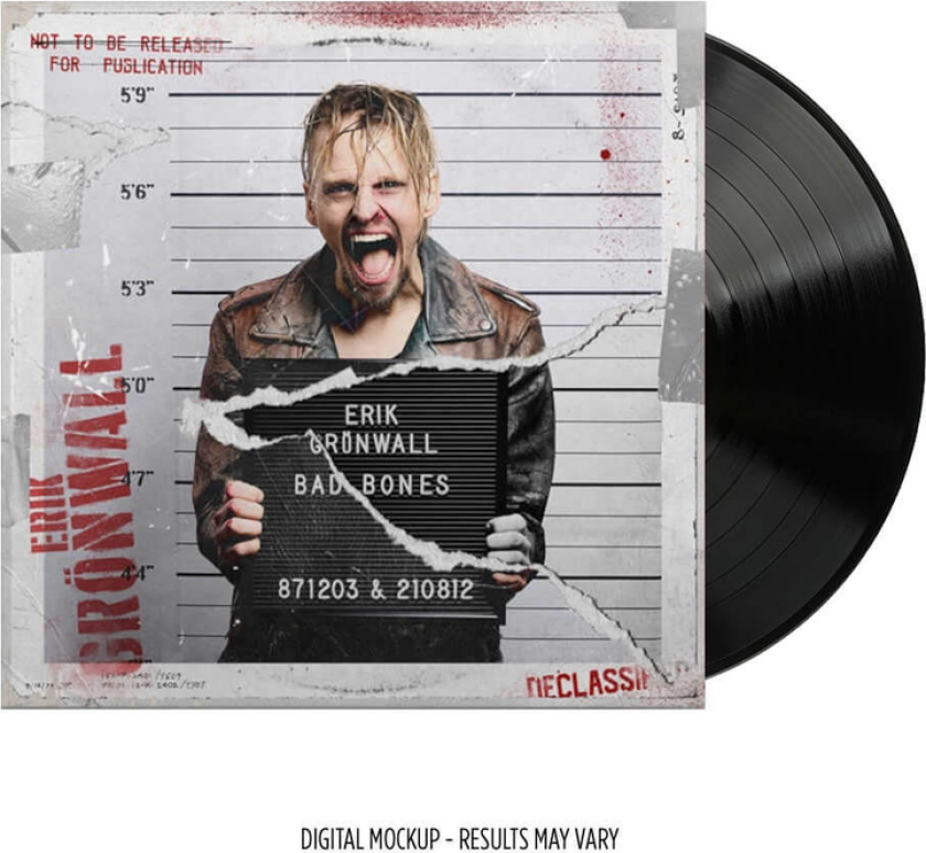 Erik Grönwall Bad Bones LP/Vinyl