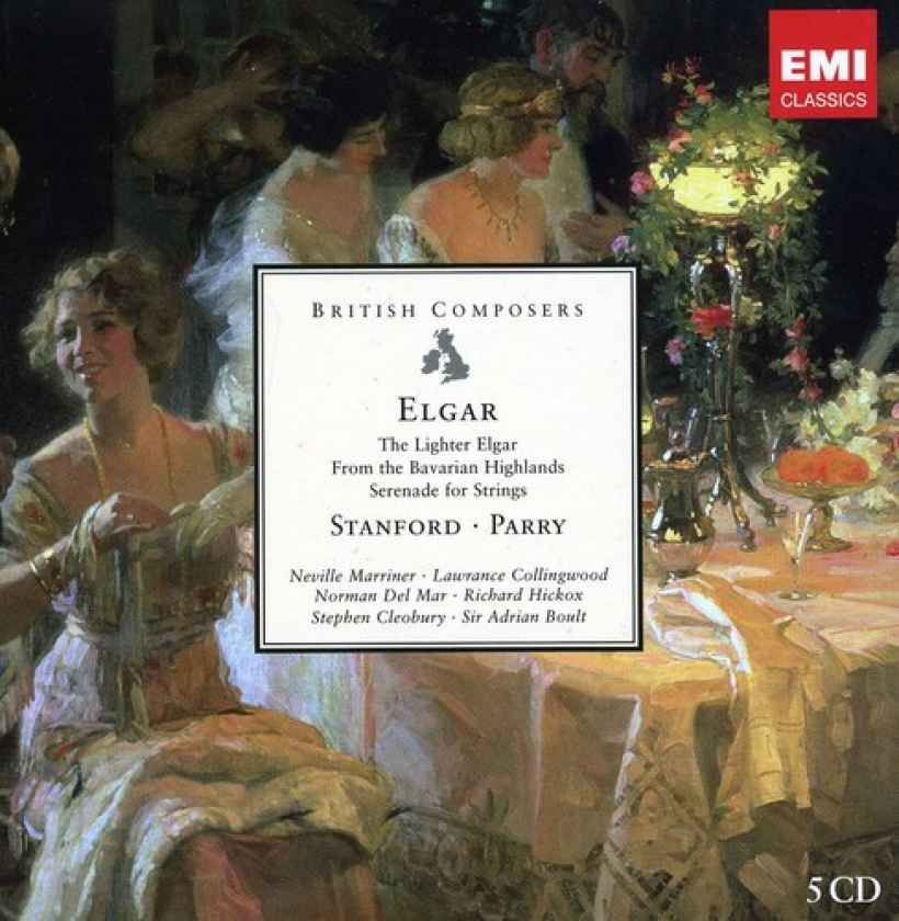 Diverse Artister British Composers: Elgar Stanford & Parry CD