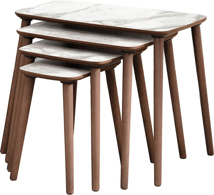 Lyvenn settbord 70 cm - Hvit