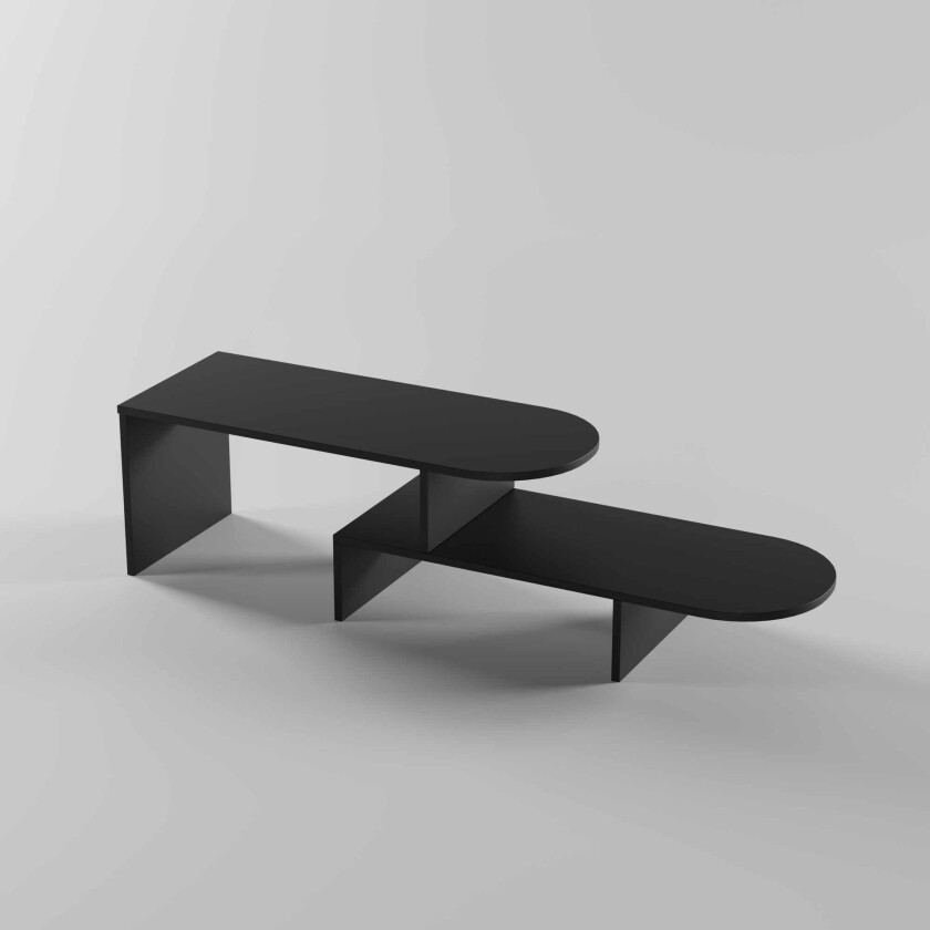 Deliones sofabord 100 cm - Svart