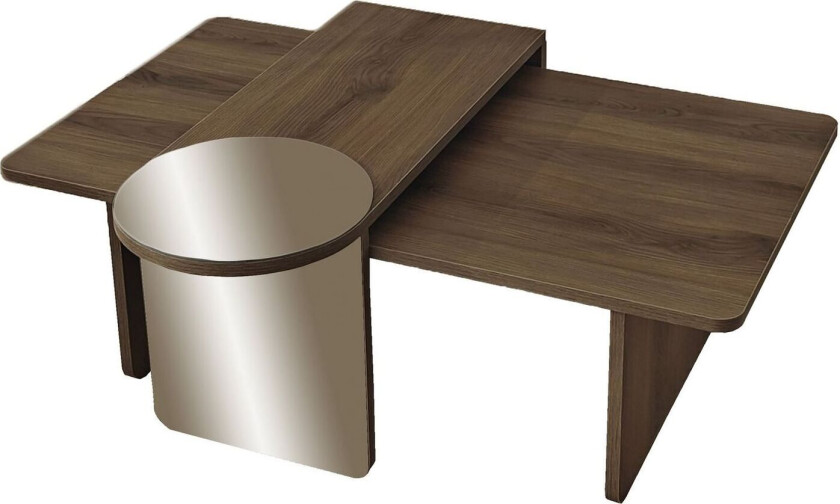 Dasina sofabord 105 cm - Bronzie og Valnøtt