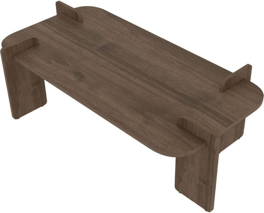 Osmiric sofabord 120 cm rektangulært - Valnøtt