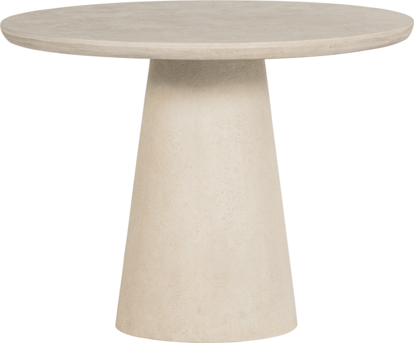 Rundt bord Kevon 100 cm utendørs - Natur