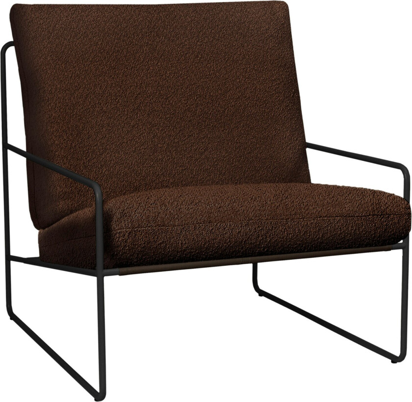 Desert Lenestol / Kastanje - Hagestoler Stål Sort - 1104272761