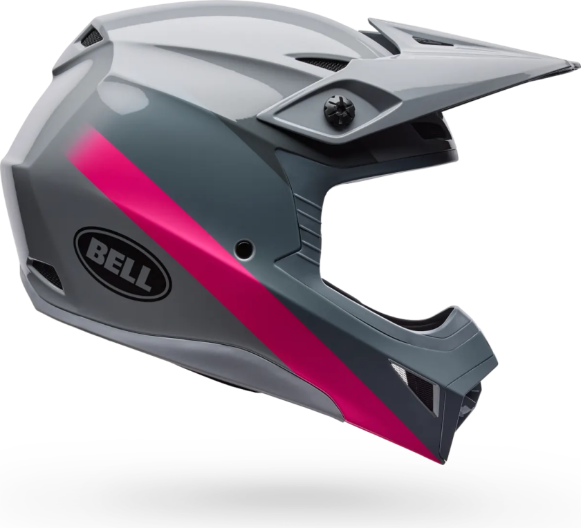 Crosshjelm BELL MX-10 MIPS Aviator Grå/RosaXXL