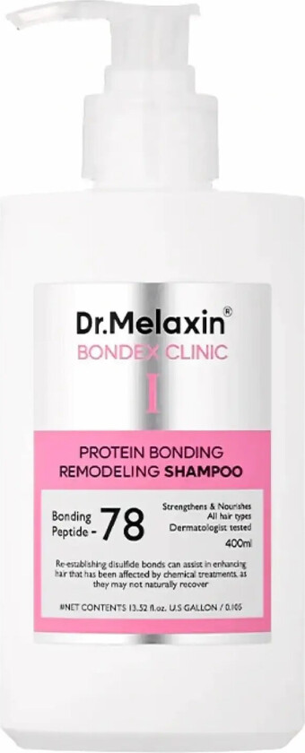 Bondex Protein Bonding Remodeling Shampoo - White - 400 ML