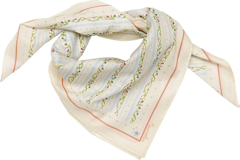 Alina Scarf Summer Stripes Blue - Blue - ONE SIZE