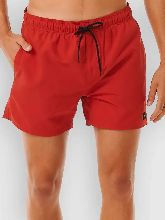 Offset Volley Boardshorts rød