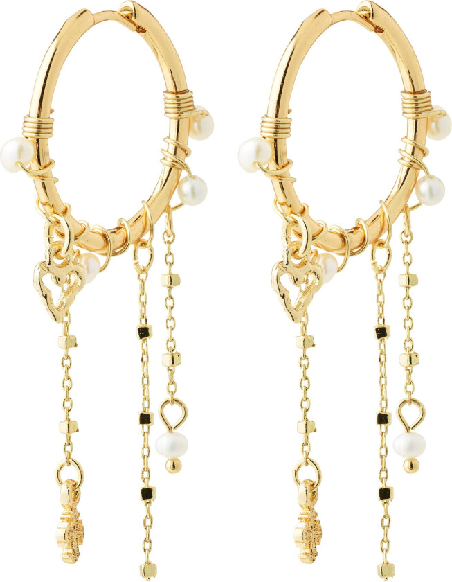 DAGMAR øredobber gullbelagt