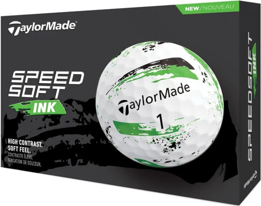 Taylormade Speedsoft Ink Golfball Grønn/hvit
