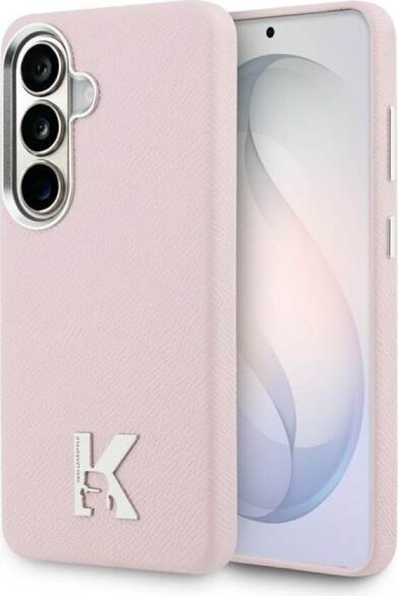 K MagSafe-etui med metallogo for Samsung Galaxy S26 - Rosa