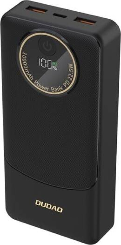 K12Pro Power Bank 22,5 W PD 20000 mAh USB-A, USB-C - Svart