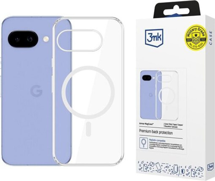 3mk Armor MagCase for Google Pixel 10A - gjennomsiktig