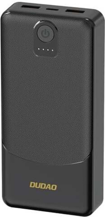 K10Pro Power Bank 2.4A 20000mAh 2 x USB-A - Svart