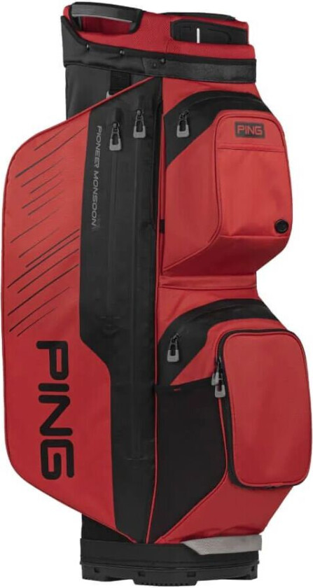 Ping Pioneer Monsoon Trallebag Rød/Sort