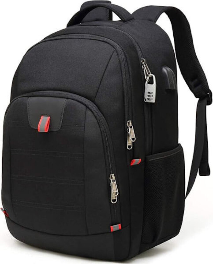 Laptop Ryggsekk Herre Ryggsekk 15.6 17 Tommers Laptop Ryggsekk med Spor Business Ryggsekk Daglig Arbeid Reise Skole