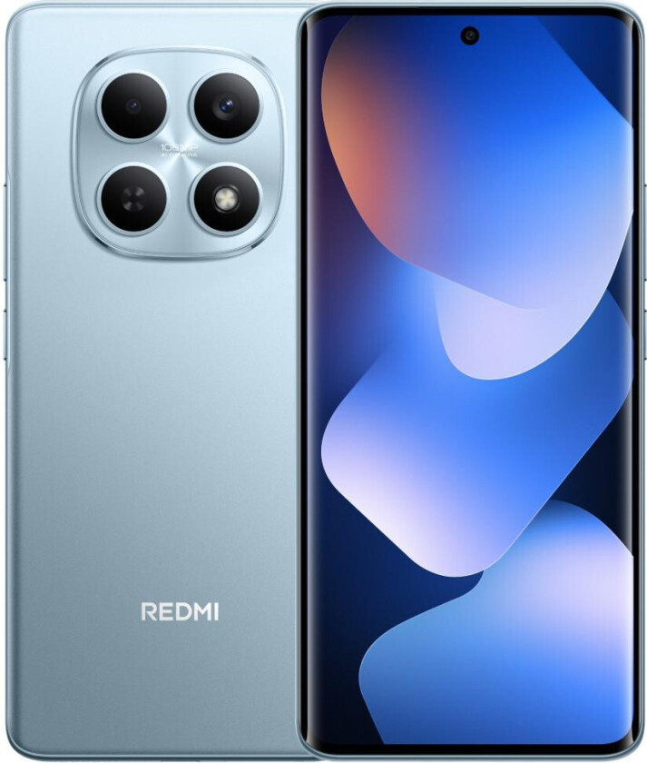 Redmi Note 15 Smarttelefon - 6,77", 4G, Dual SIM, 128GB, 6GB RAM - Glacier Blue