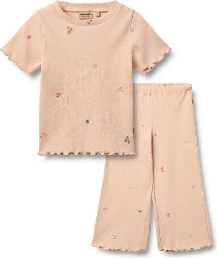T-Shirt & Bukse Sett Alicia Rose Flowers