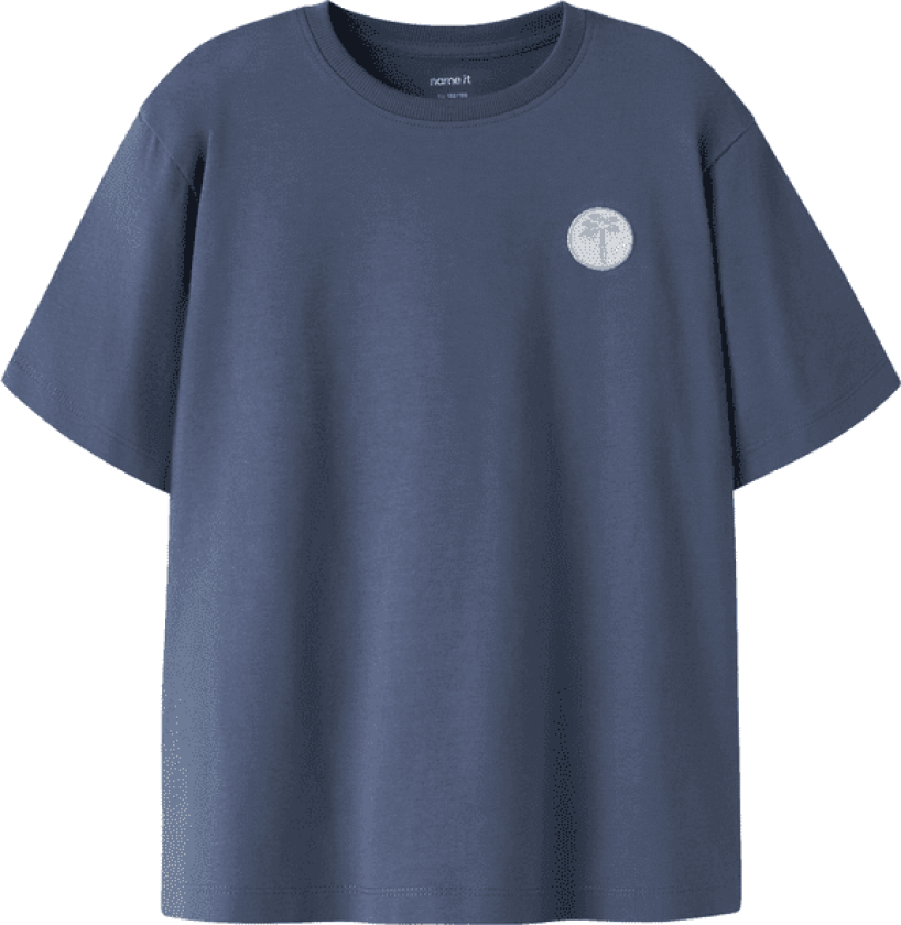 Name It Nkmvimpel t-skjorte til barn, Vintage Indigo