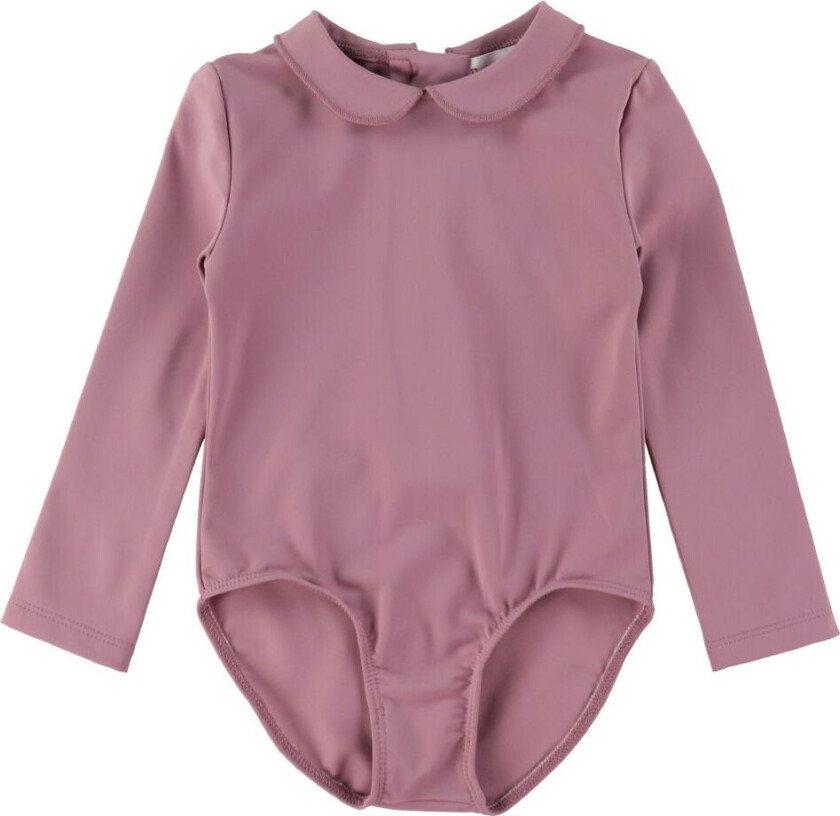 Badedrakt - UV50+ - Heather m. Krage - - 5-6 år (110-116) - Badetøy