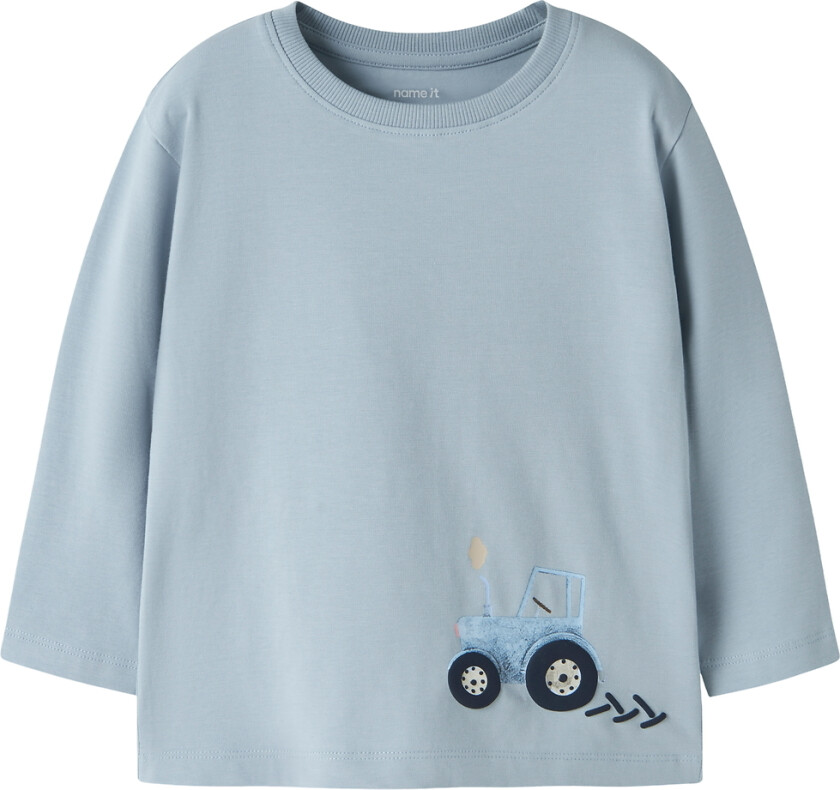 Genser - NmmFotroels - Blue Tåke - - 2 år (92) - Genser