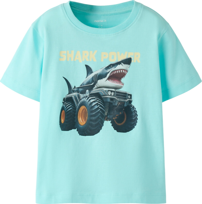 T-skjorte - NmmVoto - Limpet Shell/Monster Shark - - 5 år (110) - T-skjorte